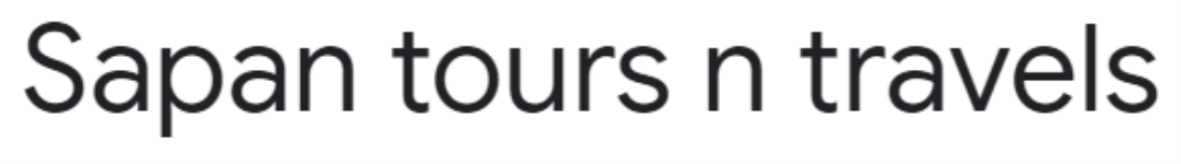 Sapan Tours N Travels - Taranga Park - Bhavnagar