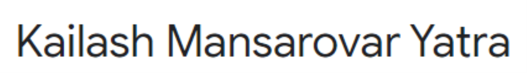 Kailash Mansarovar Yatra - Waghawadi Rd - Bhavnagar