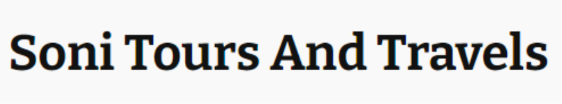 Soni Tours and Travels - Sector 14 - Gandhinagar