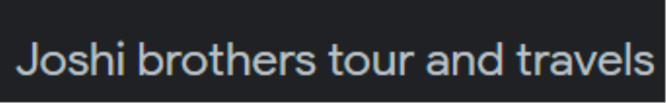 Joshi Brothers Tour and Travels - Sector 11 - Gandhinagar