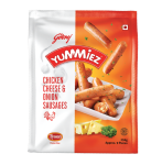 Godrej Yummiez Chicken Cheese And Onion Sausage Pouch