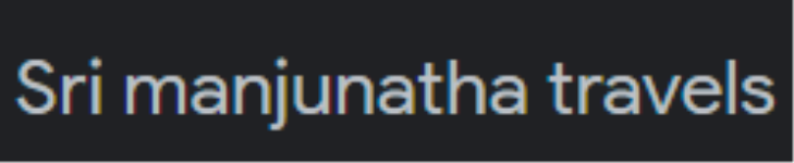 Sri Manjunatha Travels - Eshwar Nagar - Hospet