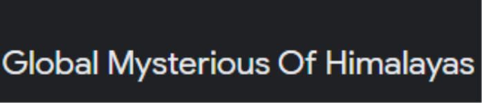 Global Mysterious Of Himalayas - Solan