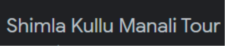 Shimla Kullu Manali Tour - The Mall - Kullu
