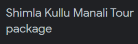 Shimla Kullu Manali Tour package - The Mall - Kullu