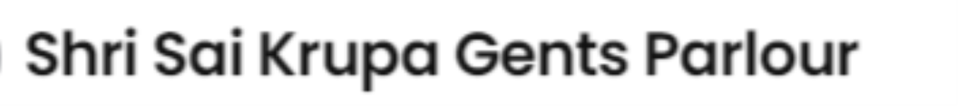 Shree Saikrupa Gents Beauty Parlour - Amravati