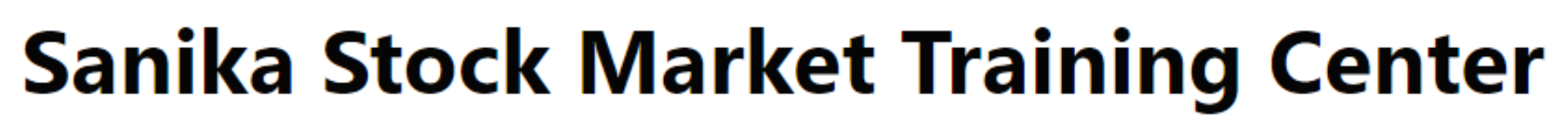 Sanika Stock Market Training Center - Sai-Shradha Society - Mumbai