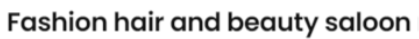 Fashion hair and beauty Salon - Bhuntar - Manali