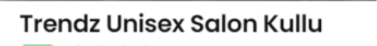 Trendz Unisex Salon - Dhalpur - Manali