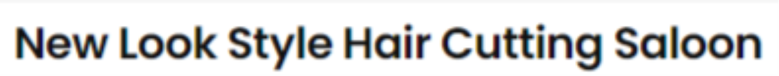 New Look Style Hair Cutting Salon - Arya Nagar - Firozabad