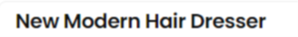 New Modern Hair Dresser - Firozabad