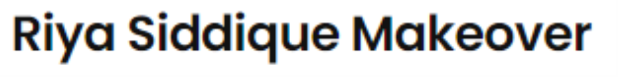 Riya Siddique Makeover - Jaipur