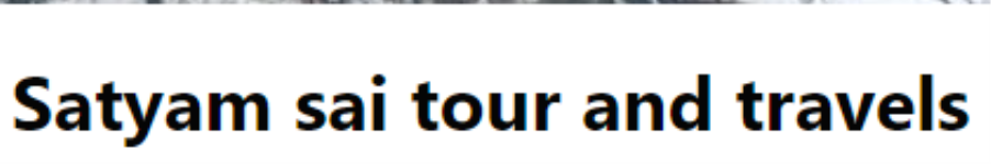 Satyam Sai Tour and Travels - Railway Road - Katra