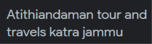 Atithiandaman Tour And Travels - Railway Road - Katra