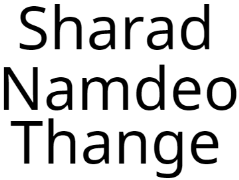 Sharad Namdeo Thange - Ahmednagar Image