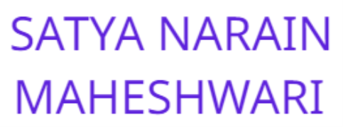 Satya Narain Maheshwari - Ajmer Image