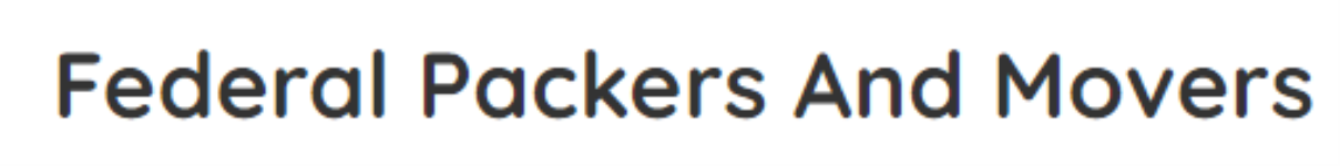 Federal Packers and movers