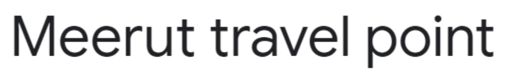 Meerut Travel Point - Durga Nagar - Meerut