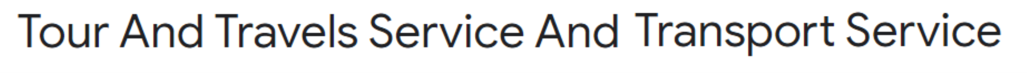 Tour And Travels Service And Transport Service - Prabhat Nagar - Meerut