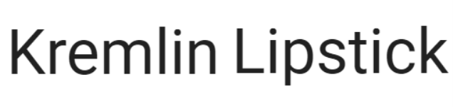 Kremlin Lipstick
