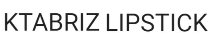 Ktabriz Lipstick