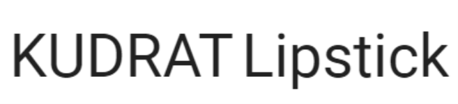 Kudrat Lipstick