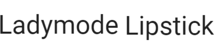 Ladymode Lipstick