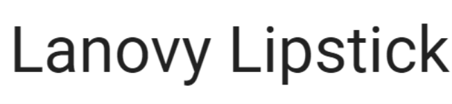 Lanovy Lipstick