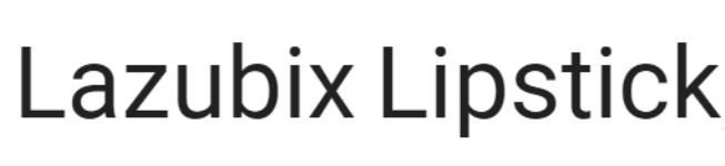 Lazubix Lipstick