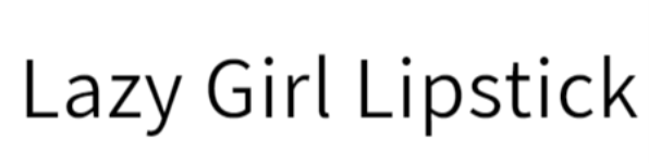 Lazygirl Lipstick