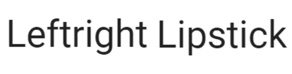 Leftright Lipstick