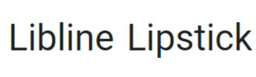 Libline Lipstick