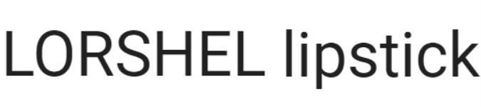 Lorshel Lipstick