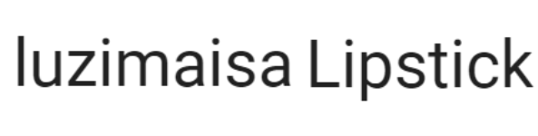Luzimaisa Lipstick