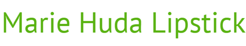 Marie Huda Lipstick