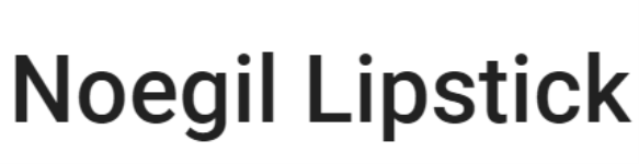 Noegil Lipstick