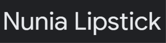 Nunia Lipstick