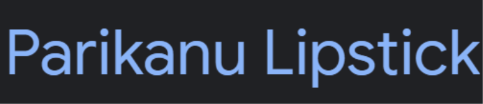 Parikanu Lipstick