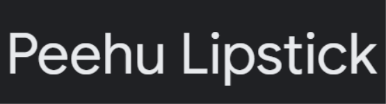 Peehu Lipstick