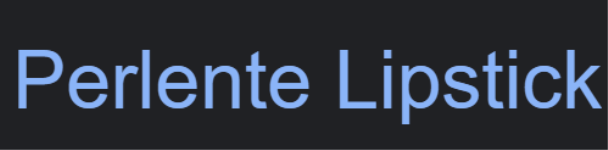 Perlente Lipstick