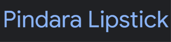 Pindara Lipstick