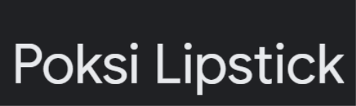 Poksi Lipstick