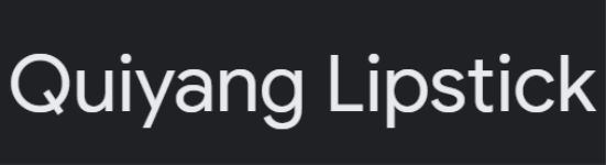 Quiyang Lipstick
