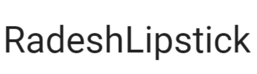 Radesh Lipstick