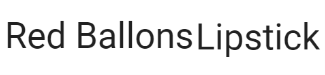 Red Ballons Lipstick
