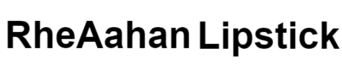 Rheaahan Lipstick