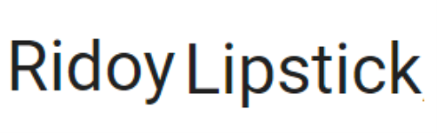 Ridoy Lipstick
