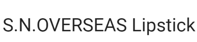 S.N.Overseas Lipstick