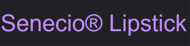 Senecio® Lipstick