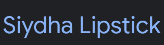 Siydha Lipstick